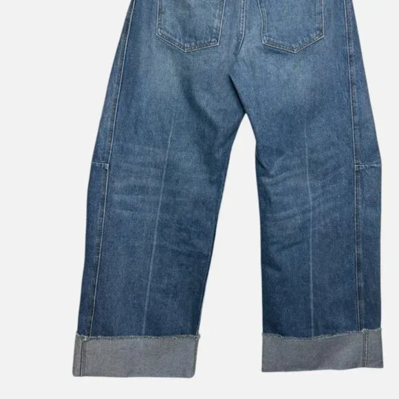 B Sides Relaxed Cuffed Lasso Jean Vista Blue sz 25 - Picture 6 of 8